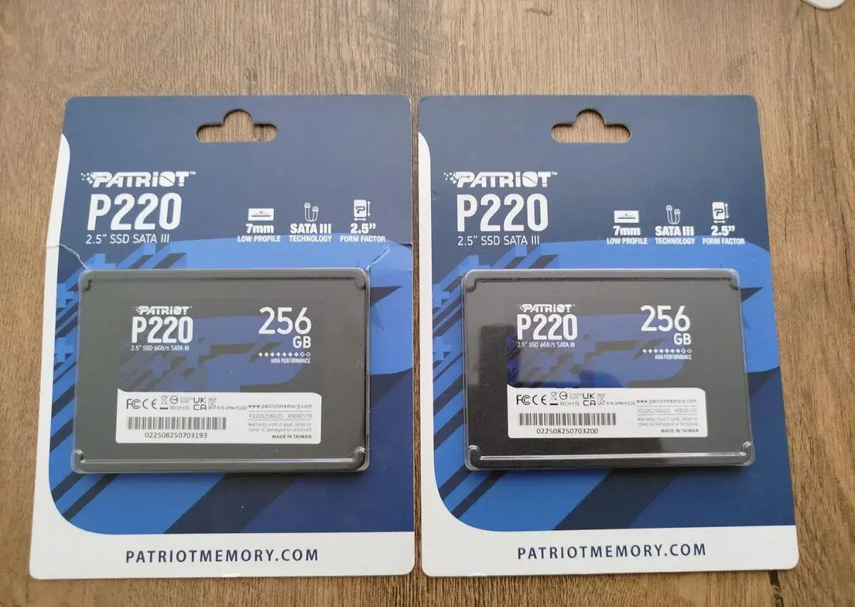 2.5" SSD disk Patriot P220 - 256GB