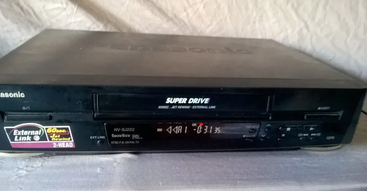 VHS prehrávač funkčný -Panasonic video