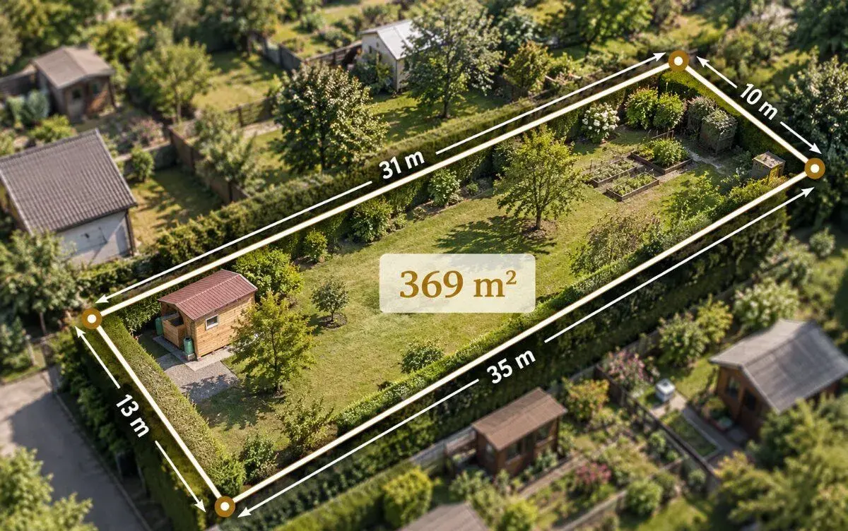 ZÁHRADKA 369 m² s chatkou, studňa, WC,kôlnička, Krškany