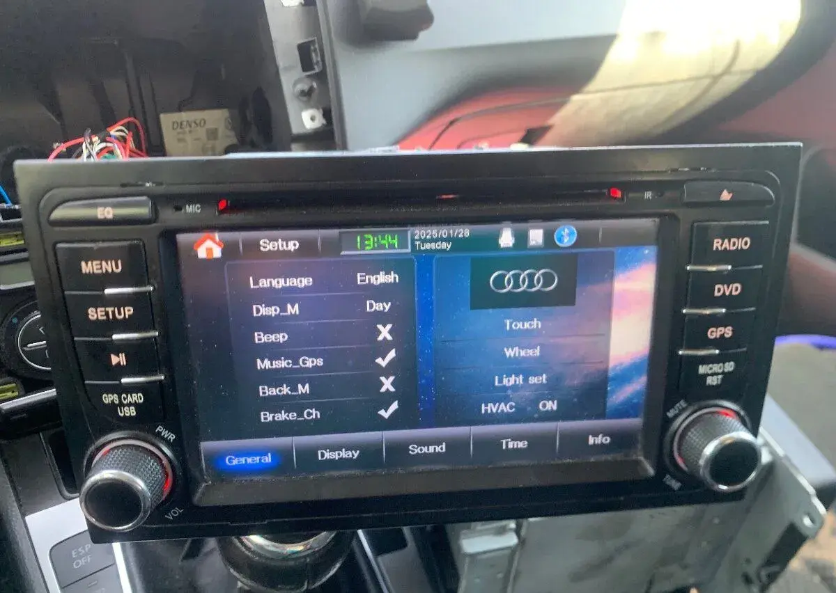 2din radio Audi
