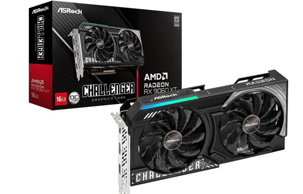 ASROCK Radeon RX 9060 XT Challenger 16GB OC