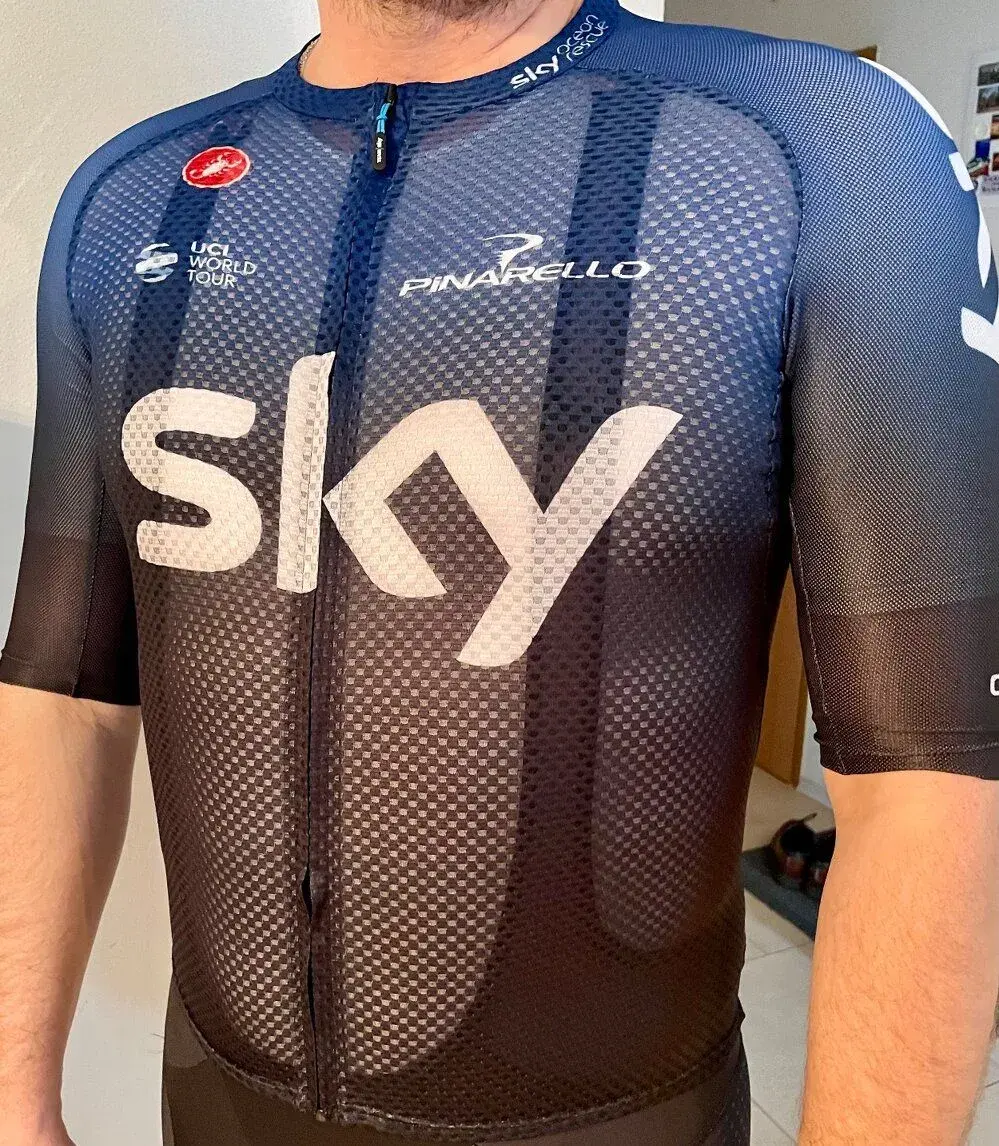 Dres tímu Sky - Castelli Climbers - veľkosť XL