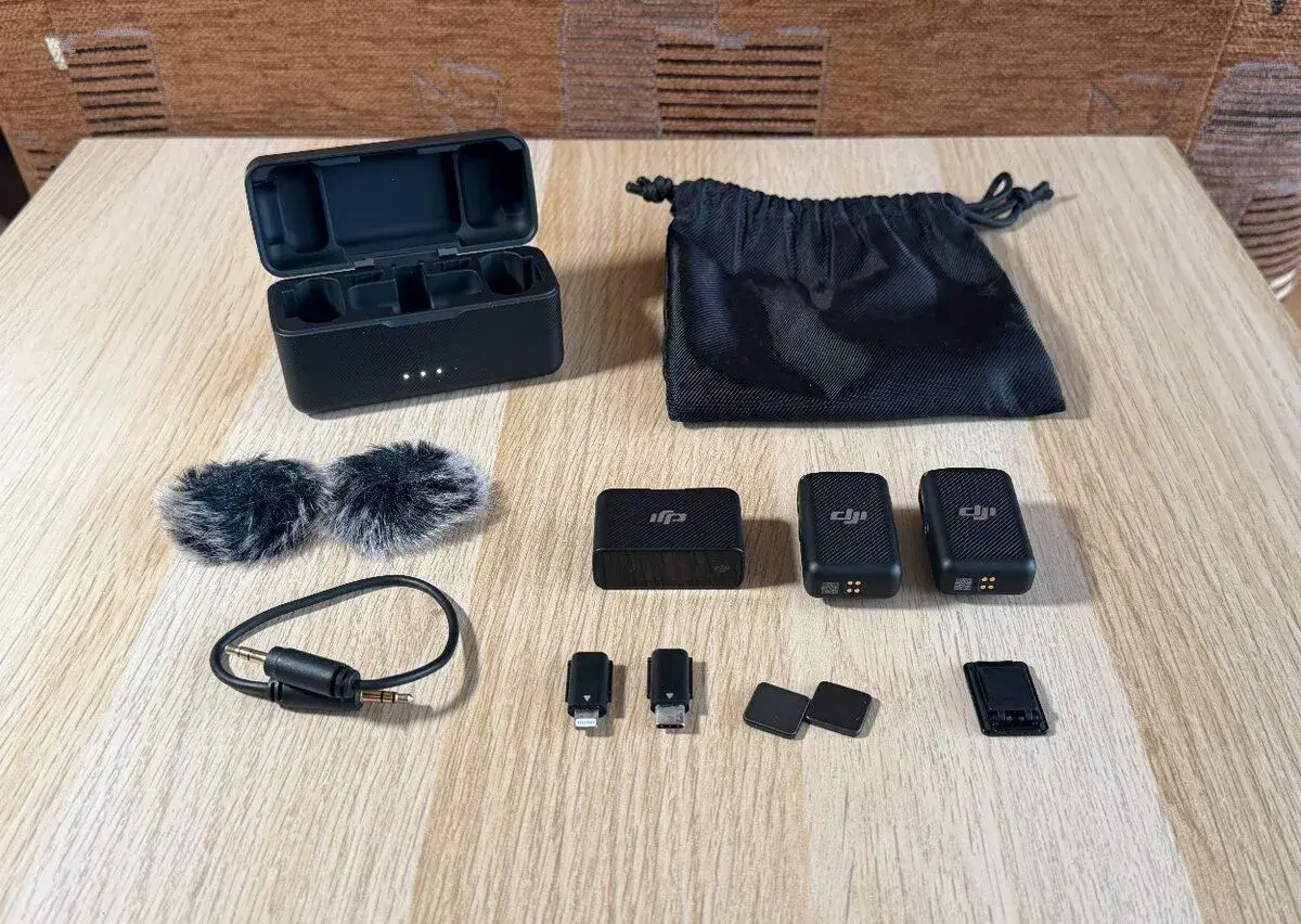 DJI Mic 1 – kompletná sada (2 TX + 1 RX), ako nové
