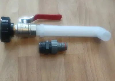 ventil na IBC nádrž 1" colový