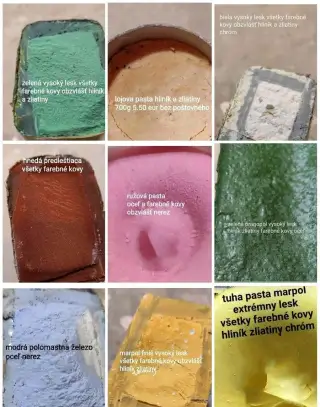 tuhé leštiace pasty