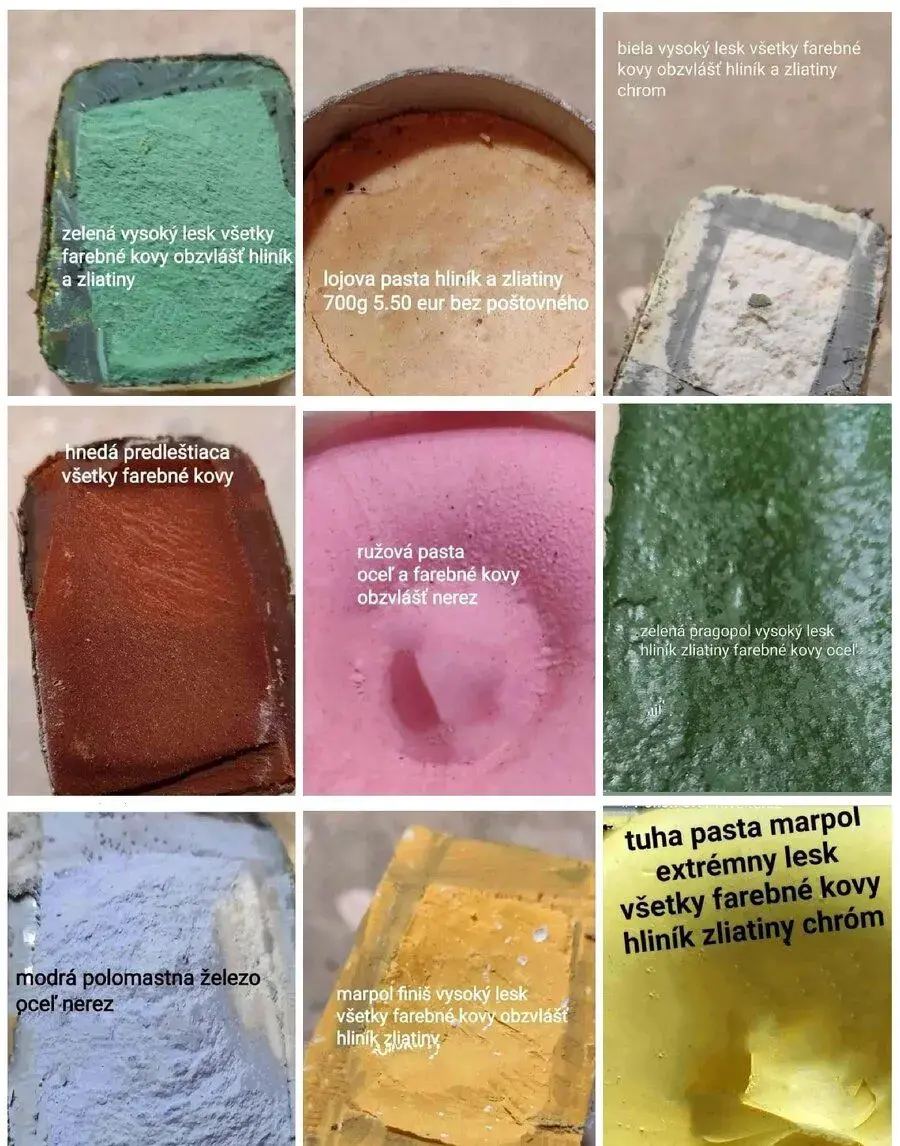tuhé leštiace pasty