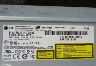 DVD -Rom-RW mechanika na PC:Sony a LG