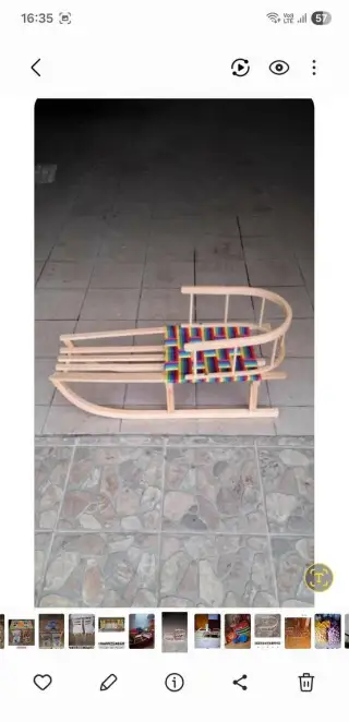 Malé sanky 90cm