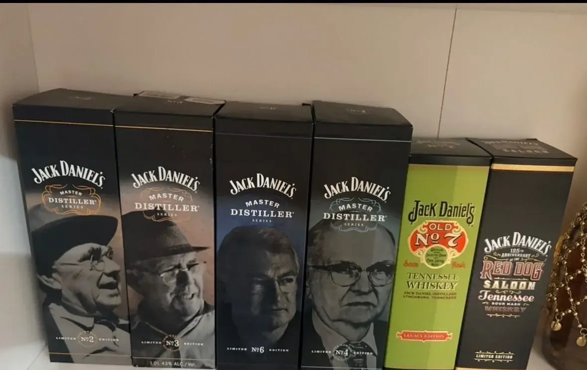 Jack daniels flaše zbierka plne 1.L