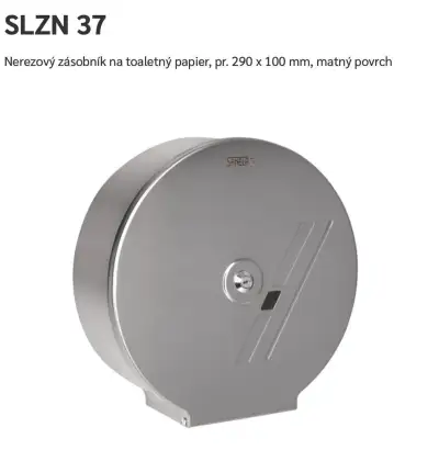 2x Sanela SLZN 37 novy Nerezový zásobník na toaletný papier