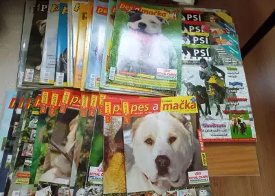 Staršie vydania časopisov Pes a mačka + časopis Psí sporty