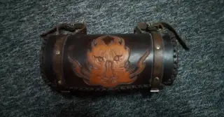 Kožená Rolka na Chopper