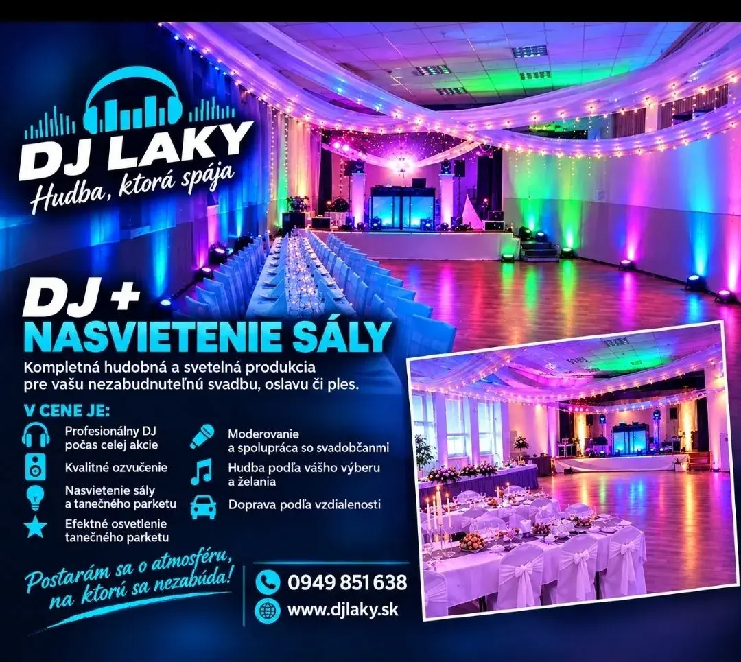 DJ na svadby a oslavy, ktorý udrží parket plný až do rána
