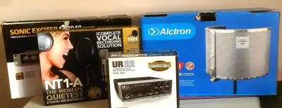 Kompletný domáci nahrávací štúdiový set