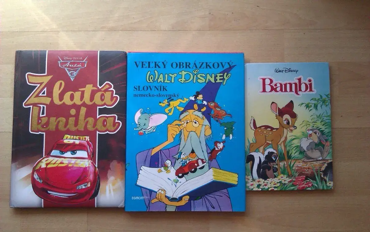Knihy Walt Disney a Disney pixar
