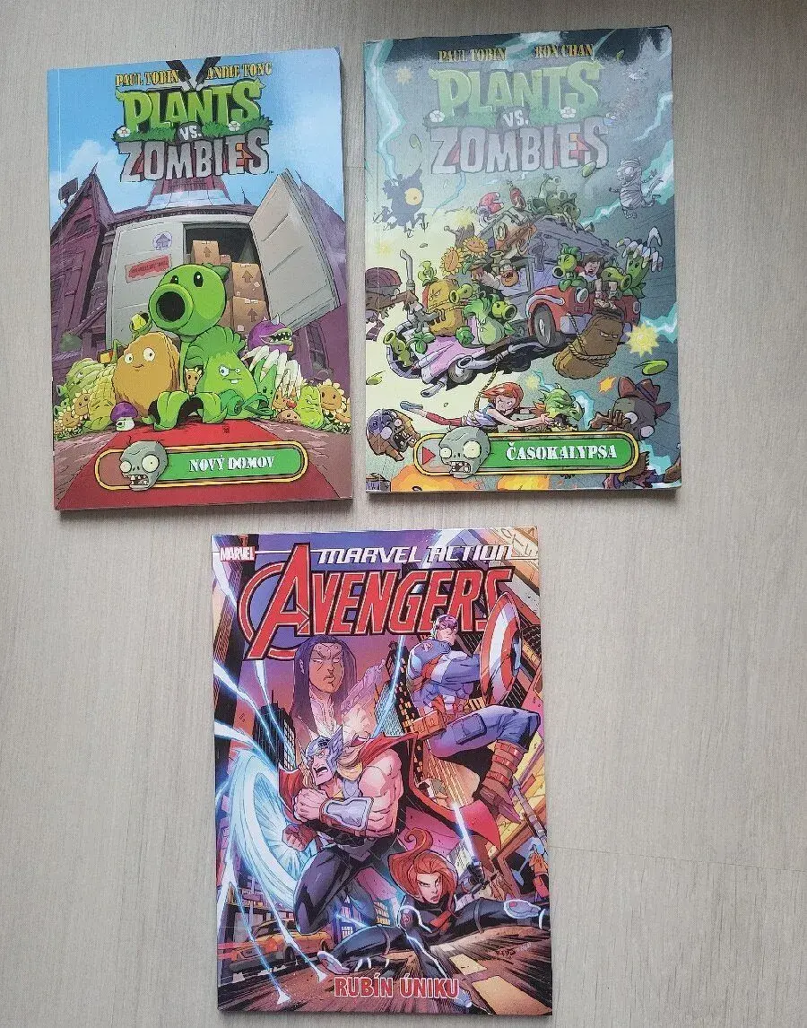 Komiksy vsetko nove, bez poskodeni