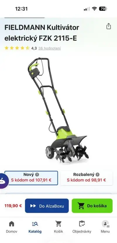 Elektrický kultivátor
