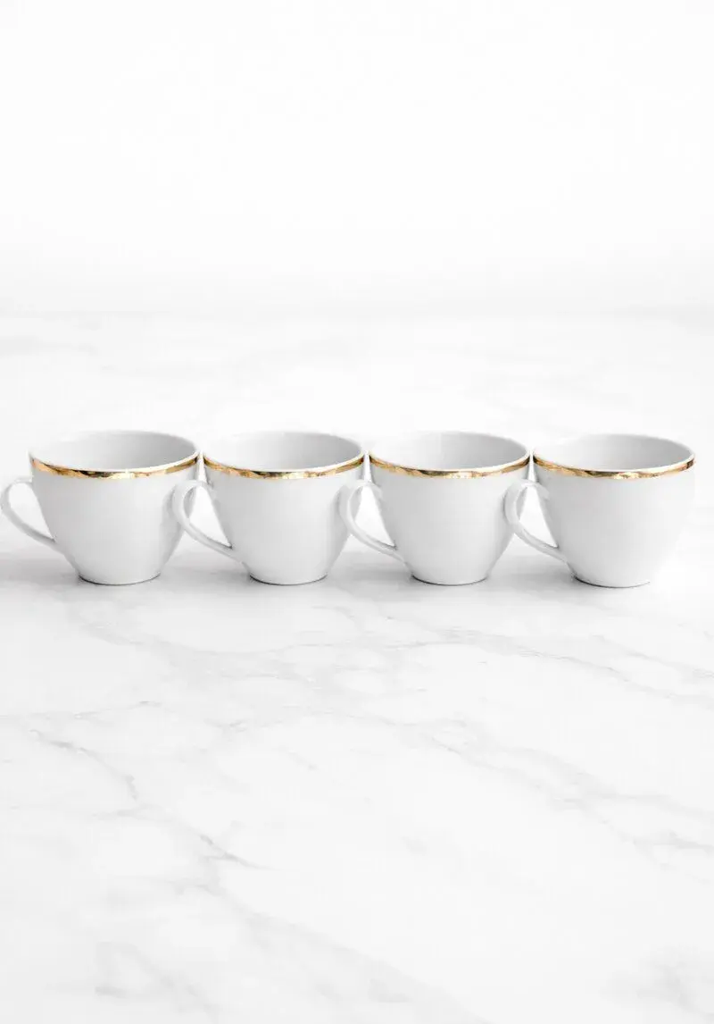 Sada porcelánových hrnčekov Bohemia Czechoslovakia