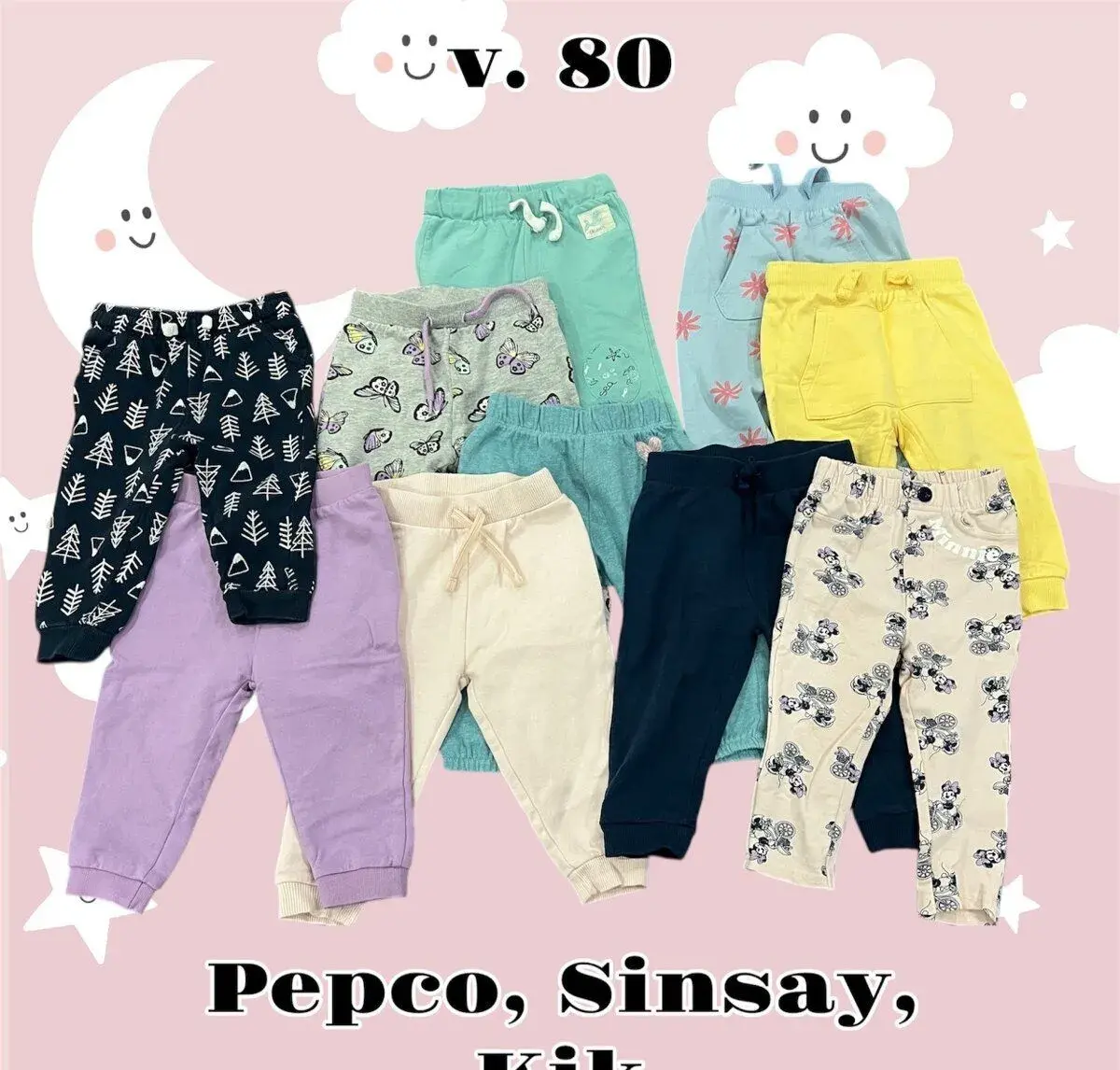 Balík detského oblečenia veľ. 80 (zimné) STAV