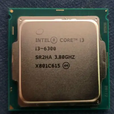 Procesor Intel Core i3-6300, 2-jadra, 3,8 GHz, LGA1151, 51W