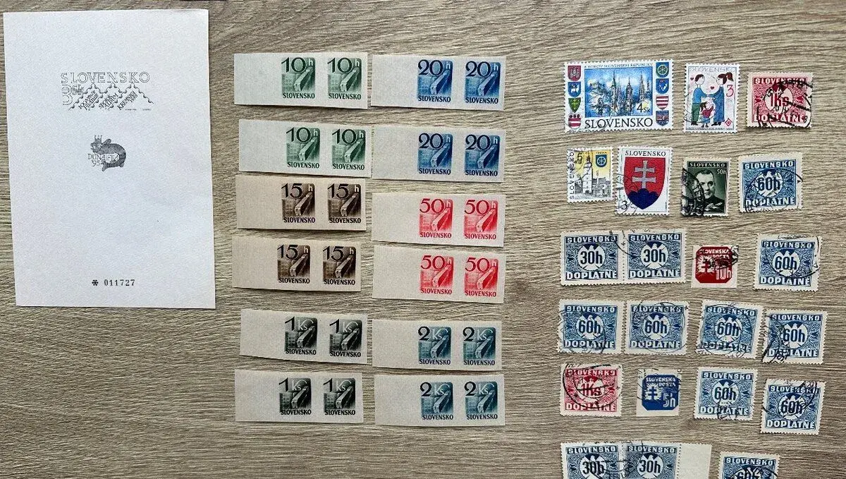 Známky Slovenský štát a Slovensko c.13 za 10€