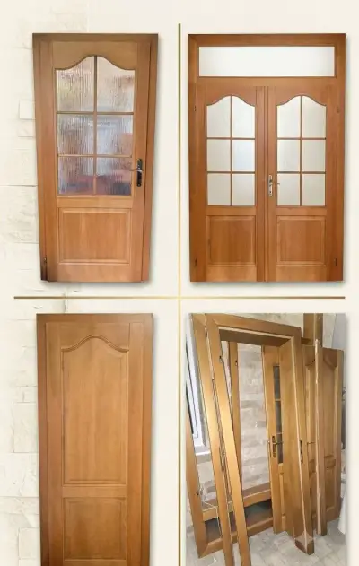 Masívne dvere s obložkami 3ks 60L/80L/140LP