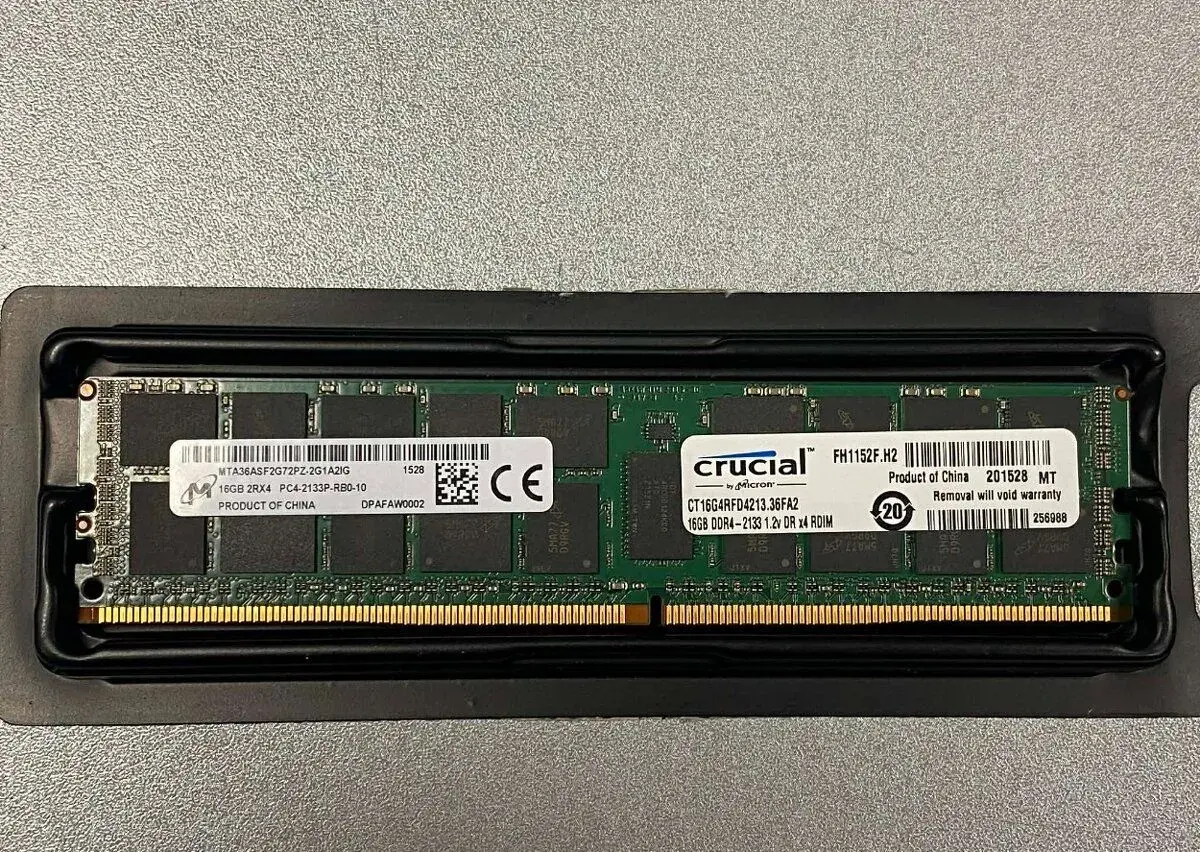 16gb DDR4 ECC RDIMM Micron / Crucial