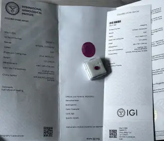 Prírodný rubín 1,07ct