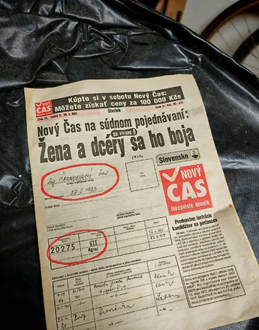 Nový čas z roku 1991-1992 niekoľko výtlačkov