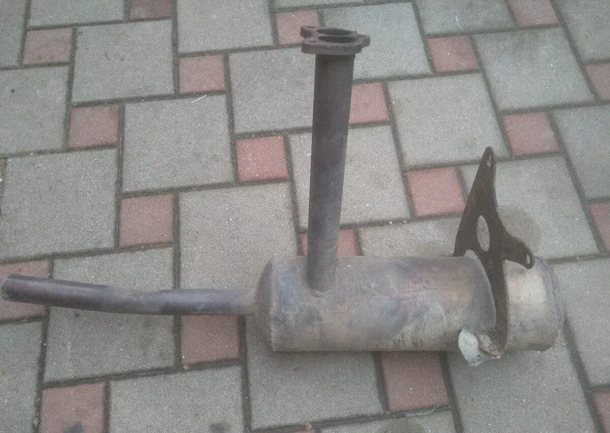 Výfuk škoda 120 nerez