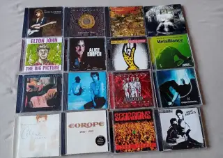 CD - metal, rock, pop (zoznam v inzerate)