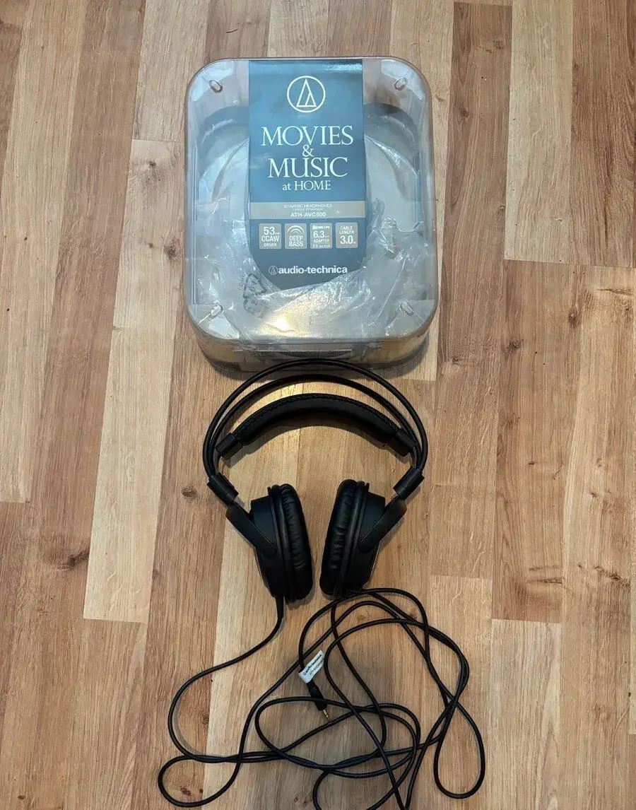 Slúchadlá Audio-Technica ATH-AVC500 Black Hi-Fi