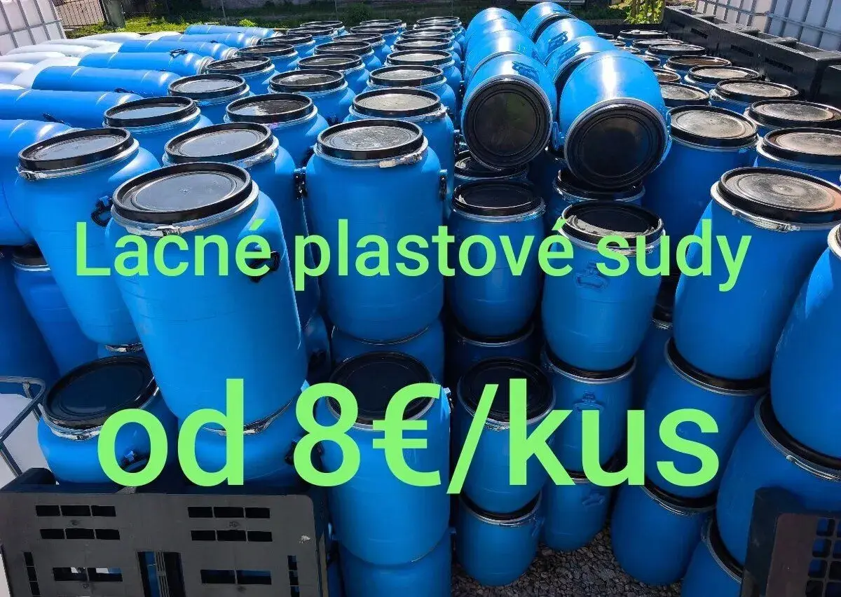 Plastové sudy na kvas 20l 55l 60l 70l 120l 220l ibc
