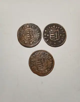 1 Poltura Juraj II. Rákoci - konvolut 3 ks