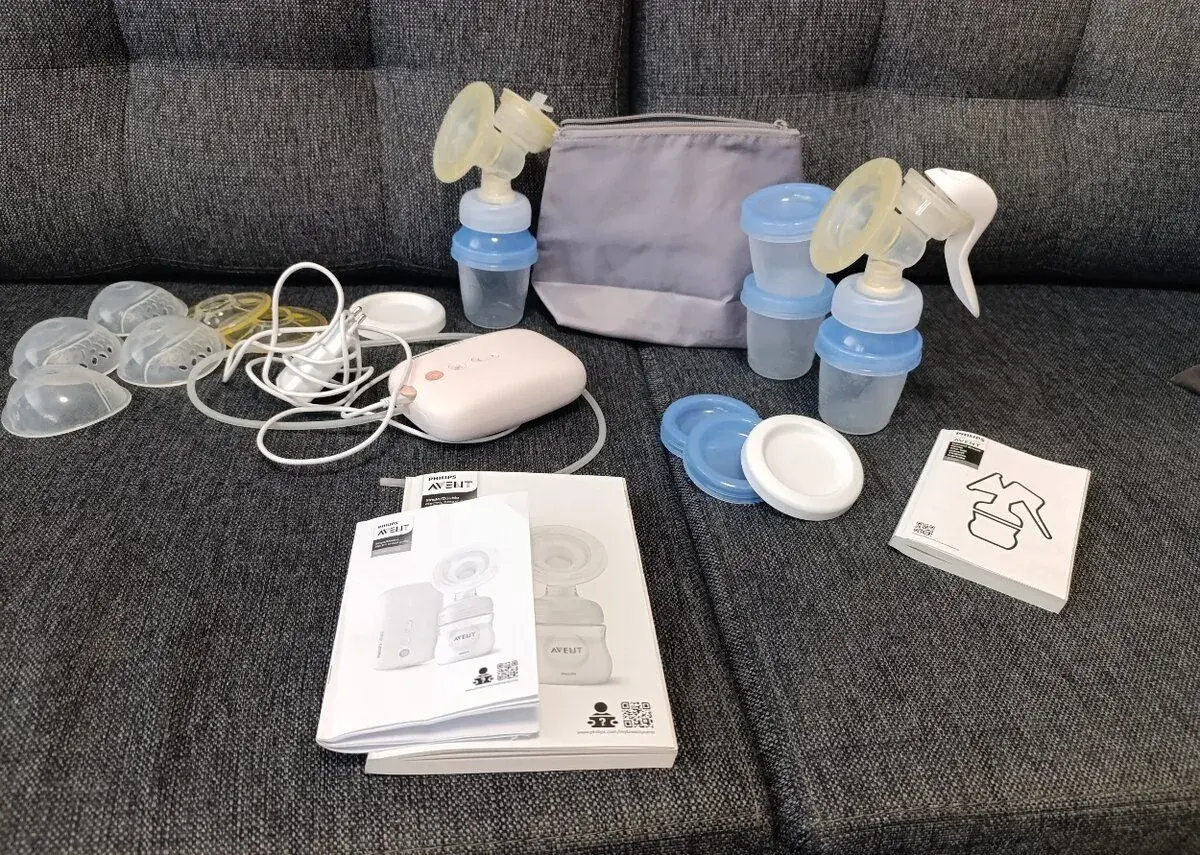 Elektrická + manuálna odsávačka mlieka Philips Avent