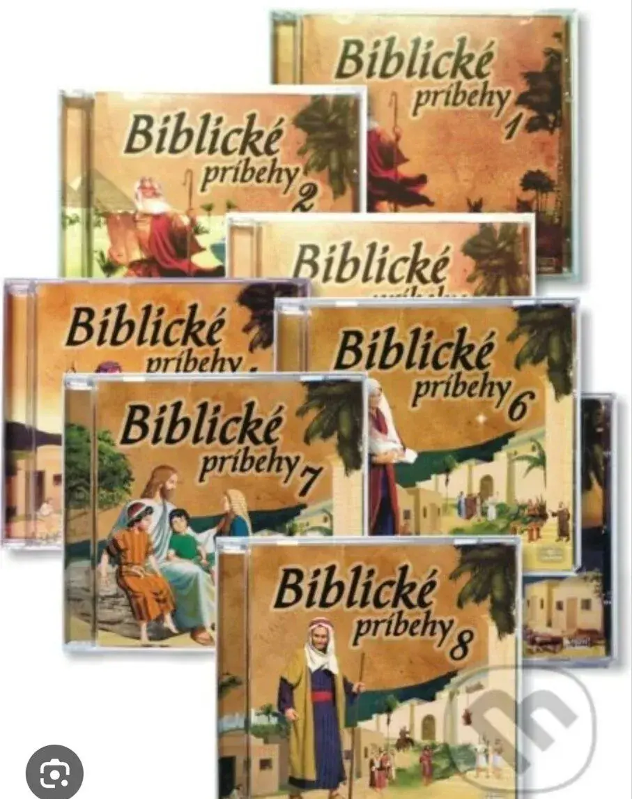 Biblické príbehy 8 ks