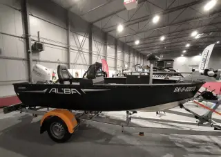 Špičkový rybársky hliníkový čln ALBA 440 C