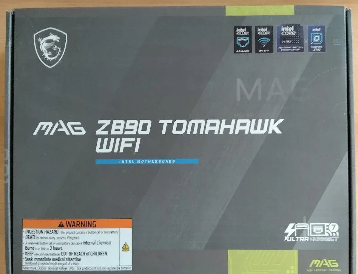 MSI Z890 Tomahawk Wifi.
