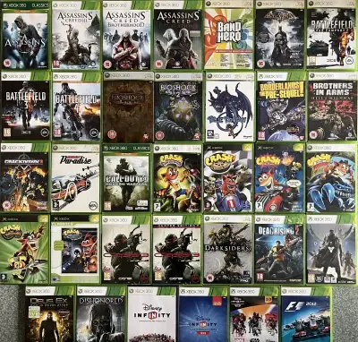Hry na Xbox 360 (Crash, Kinect, FIFA, GTA)
