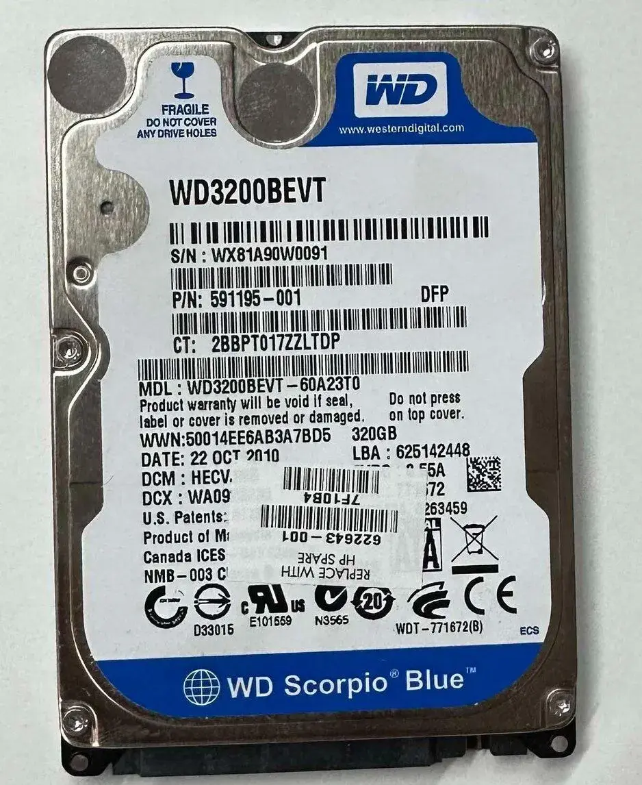 HDD 320 GB za 9 EUR