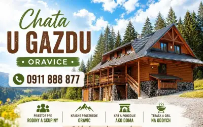 Chata U Gazdu – Oravice | Oddych počas celého roka 🌲
