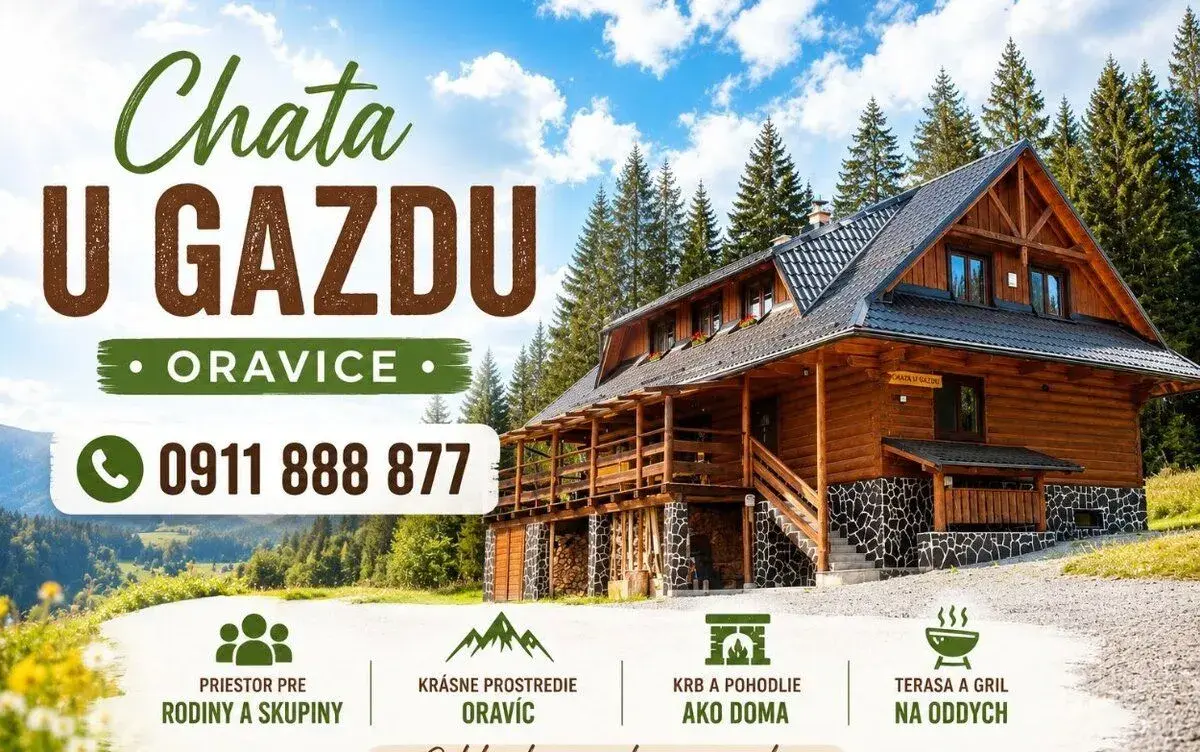 Chata U Gazdu – Oravice | Oddych počas celého roka 🌲