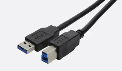 Čierny USB-A / USB-B kábel 1.5m (tlačiareň, skener) – za sym
