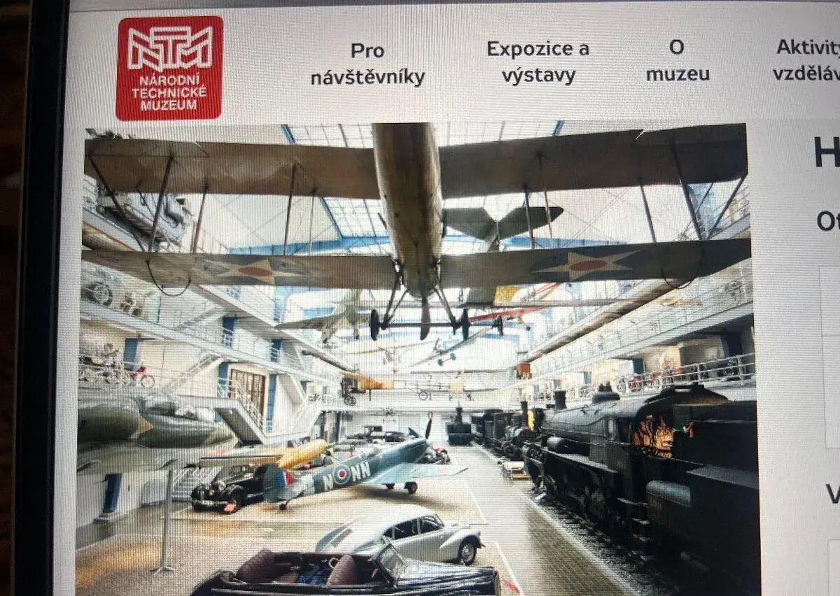 Listky Narodni technicke muzeum Praha - 3xpoukaz pre 2 osoby