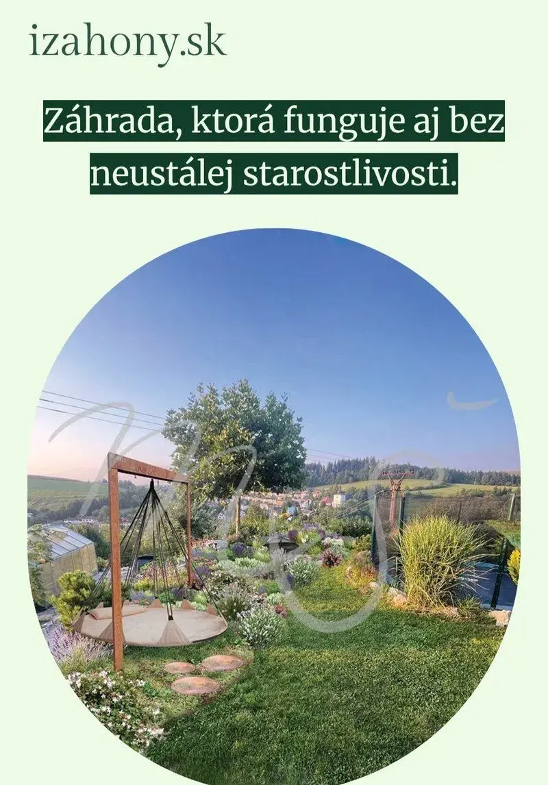 Návrh záhrady s postupom prác