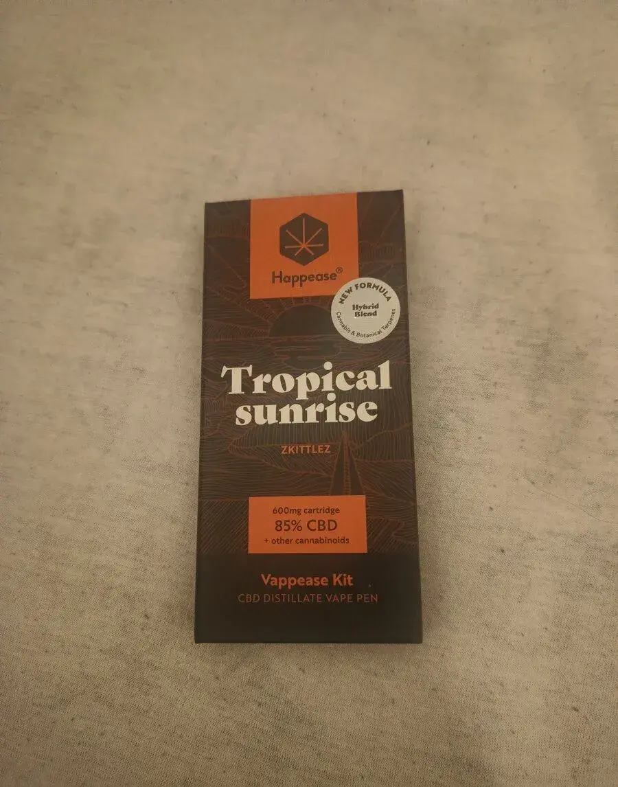 Vapovacia sada Classic 85% CBD, 600 mg Tropical sunrise Happ