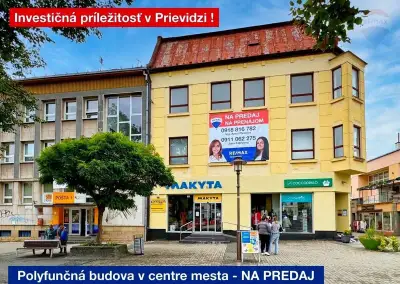 Polyfunkčný objekt - Námestie slobody Prievidza