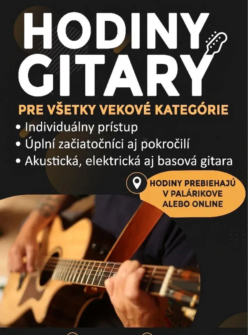 Hodiny hry na gitaru