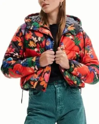 DESIGUAL nenosena moderna, stylova, trendy bunda/vetrovka L
