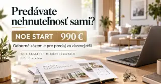 Predávate nehnuteľnosť sami? Odborný servis za 990 €